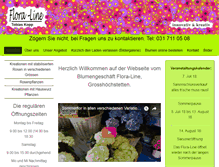Tablet Screenshot of floraline.ch